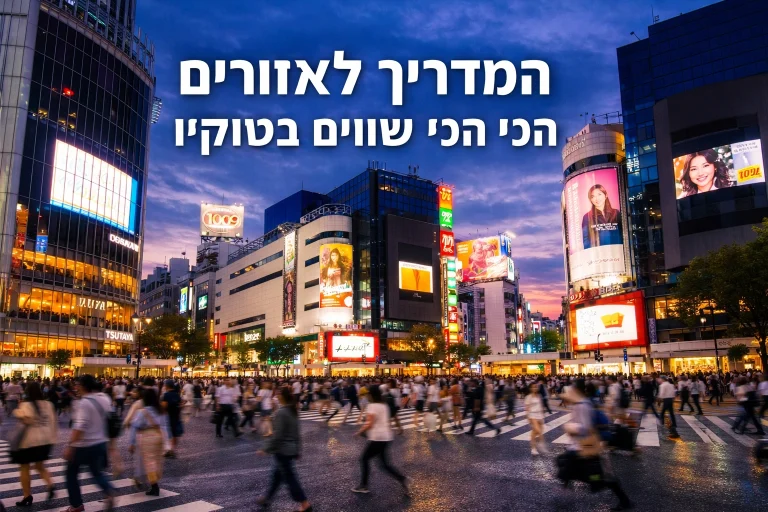 תמונת אווירה של חופשה באיפה להישאר בטוקיו