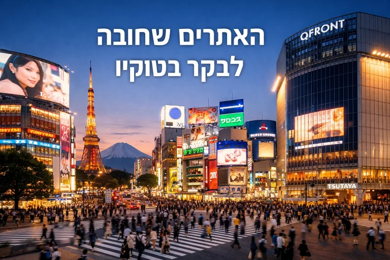 תמונת אווירה של מה לעשות בטוקיו