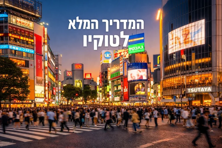 תמונת אווירה של מה לעשות בטוקיו